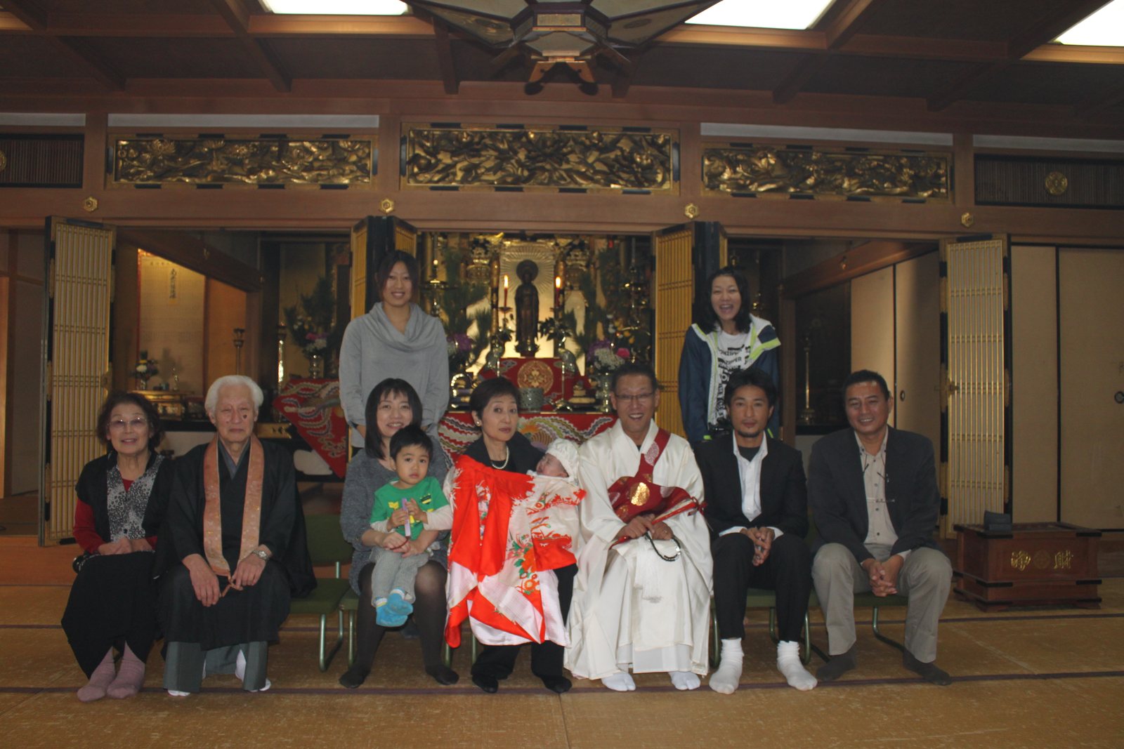 蓮信寺での初参式