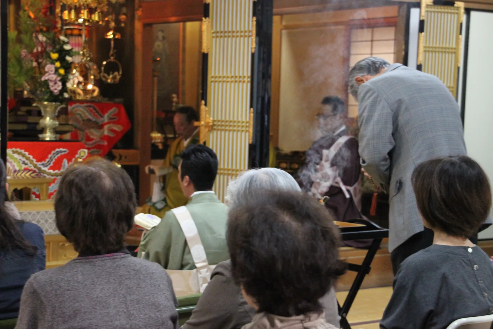 蓮信寺での法要と法座